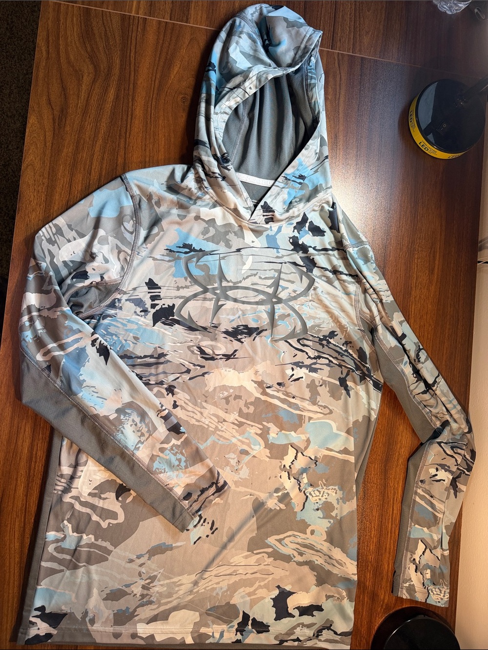 Under Armour Men's Blue Gray Camo Hoodie